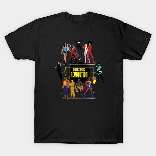 (Ms. Marvel Variant) Inclusion Is Revolution T-Shirt by ForAllNerds